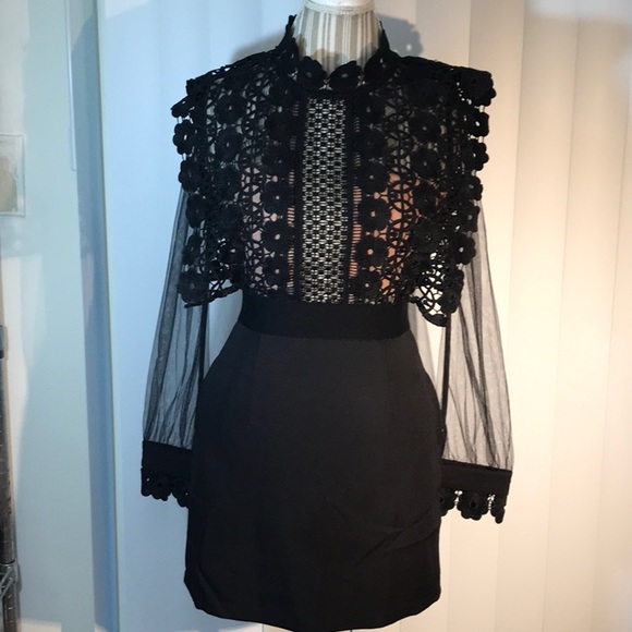 morgan Dresses & Skirts - Morgan black lace dress. Nwot